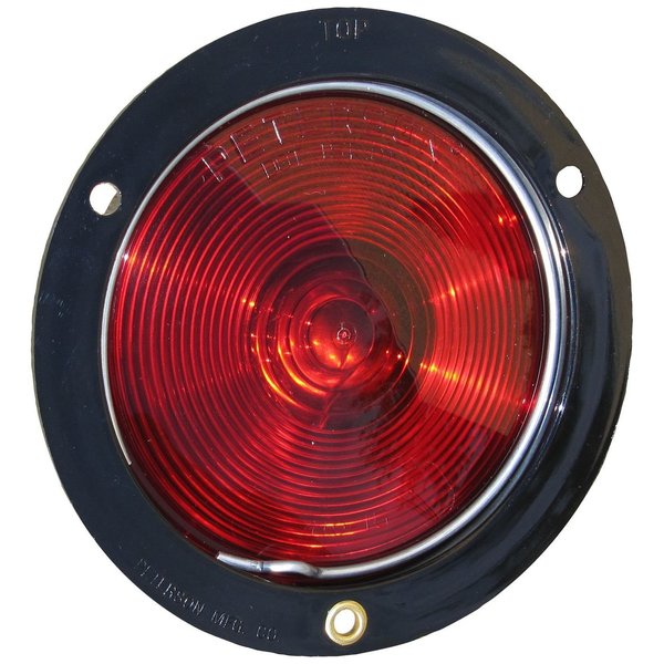 Peterson Manufacturing FlushMount Stop Turn Tail Light Incandescent Bulb Round Red Lens V413